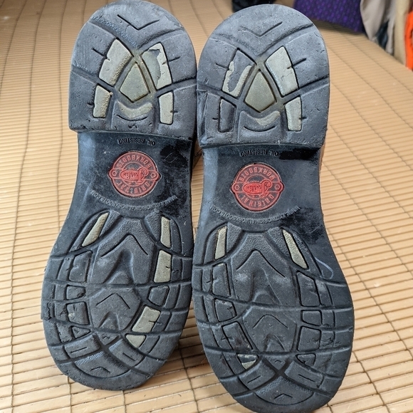 Justin Boots "Stampede"  steel toe. Brown Buffalo leather. Waterproof. Work boot - Picture 11 of 11